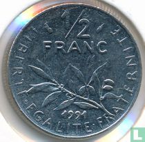 Frankreich ½ Franc 1991 (Wendeprägung) kaufen