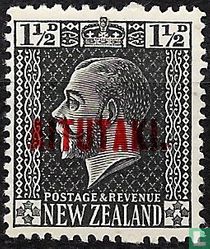 King George V with overprint