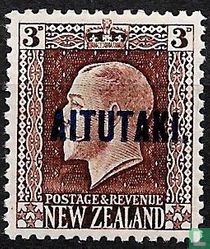 King George V with overprint