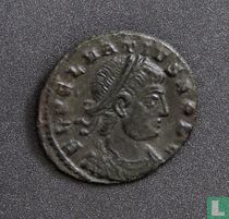 Empire romain, AE3, 335-337 AD, Delmatius César sous Constantin le Grand, Sescia