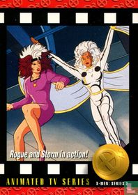 Rogue and Storm in action!