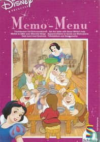 Disney Princess Memo-Menu