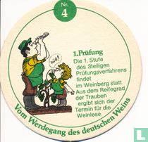 Deutscher Wein einzig unter den Weinen Nr. 4 - 1.Prüfung