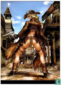 Galgrease 001 Wild Wet West Ofuro Poster / Plastic Sheet  