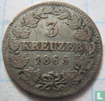 Bayern 3 Kreuzer 1865