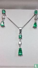 Parure émeraude diamant - Colombie 