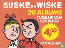 Suske en Wiske 20 albums tijdelijk van 5,95 voor 4,50