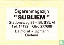 Sigarenmagazijn "Subliem"