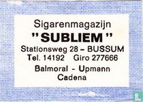 Sigarenmagazijn "Subliem"