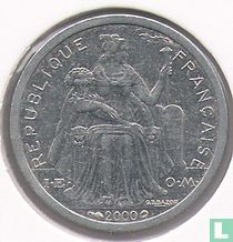 French Polynesia 1 franc 2000