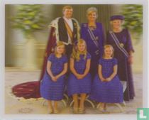 Nederlandse koninklijke familie (3D kaart)