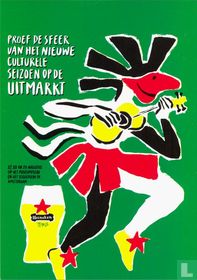 B000062 - Heineken "Proef de sfeer van het nieuwe culturele seizoen op de Uitmarkt"
