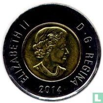 Canada 2 dollars 2014