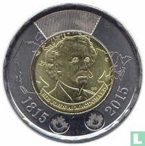 Canada 2 dollars 2015 "200th anniversary Birth of Sir John A. MacDonald"