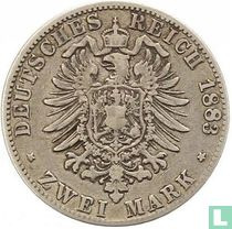 Baden 2 mark 1883