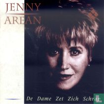 De dame zet zich schrap