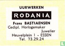 Uurwerken Rodania Frans Bastiaensen