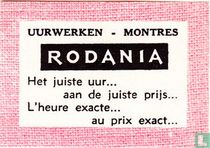 Uurwerken Montres Rodania