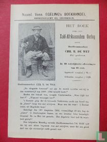 Naaml. Venn Egeling's Boekhandel; Het boek over den Zuid-Afrikaanschen Oorlog