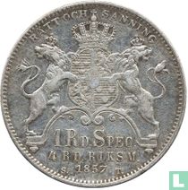 Suède 1 riksdaler specie 1857