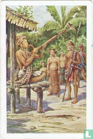 Dajaksche Kledi-speler - Borneo