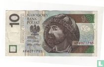 Polen 10 Zlotych 2012