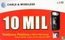 10.000 Teléfonos Públicos