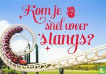 Kom je snel weer 's langs?