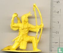 Indien agenouillé avec noeud (jaune)