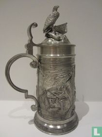 Harley Davidson pewter tankard 1990