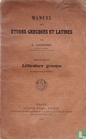 Manuel ds etudes grecques et latines