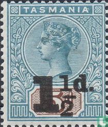 Reine Victoria, avec surcharge