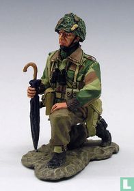 Kneeling with Umbrella 