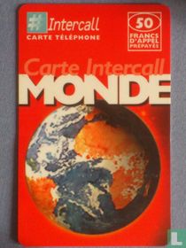 Carte Intercall Monde
