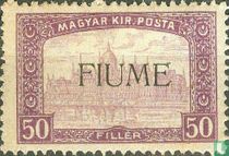 Parliament building with print