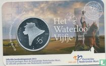 Pays-Bas 5 euro 2015 (coincard - premier jour d'émission) "200 years Battle of Waterloo"