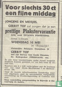 Voor slechts 30 ct een fijne middag 
