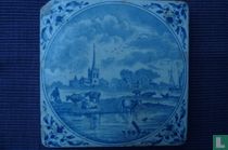 sous plat de type Delft
