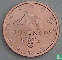 Slowakije Serie 8 munten 2015 BU