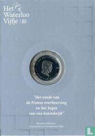 Netherlands 5 euro 2015 (PROOF - colourless - folder) "200 years Battle of Waterloo" for sale