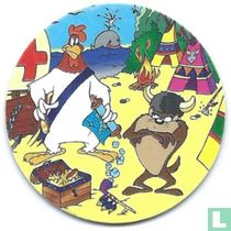 Tazmanian Devil & Foghorn Leghorn