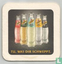 Tu, was dir schweppt. / Schweppt fruchtig, aber herb!