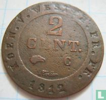 Westfalen 2 Centime 1812