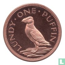 Lundy 1 Puffin 1977 (Copper - Proof)