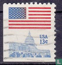 Drapeau au-dessus du Capitole
