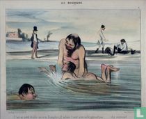 Les Baigneurs, plate 8: C'est un petit diable un vrai dauphin