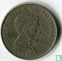 Philippines 1 piso 1990 (smaller digits)