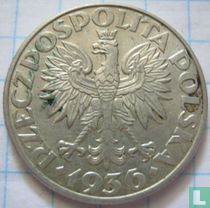 Polen 2 Zlote 1936 "15th Anniversary Gdynia seaport"