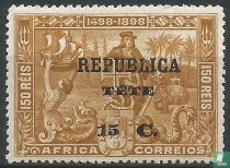 Vasco da Gama with overprint
