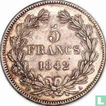 Frankrijk 5 francs 1842 (A)